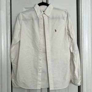 Custom Fit white RL Oxford